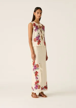 Mos the Label - Frida Embroidery Maxi Skirt