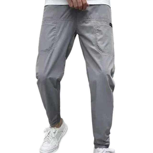 Multi-pocket Stretch Pants