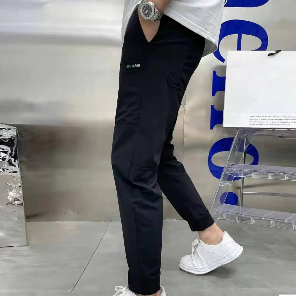 Multi-pocket Stretch Pants