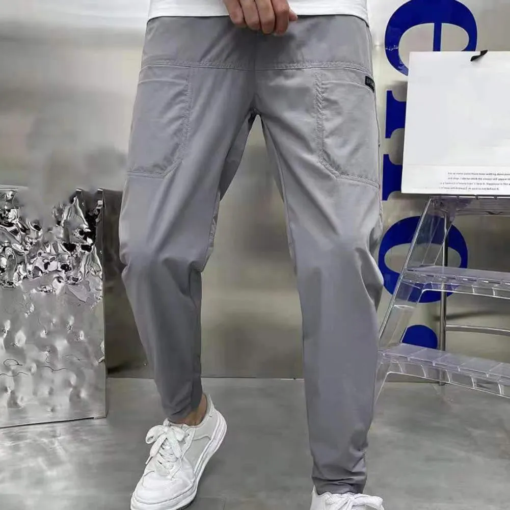 Multi-pocket Stretch Pants