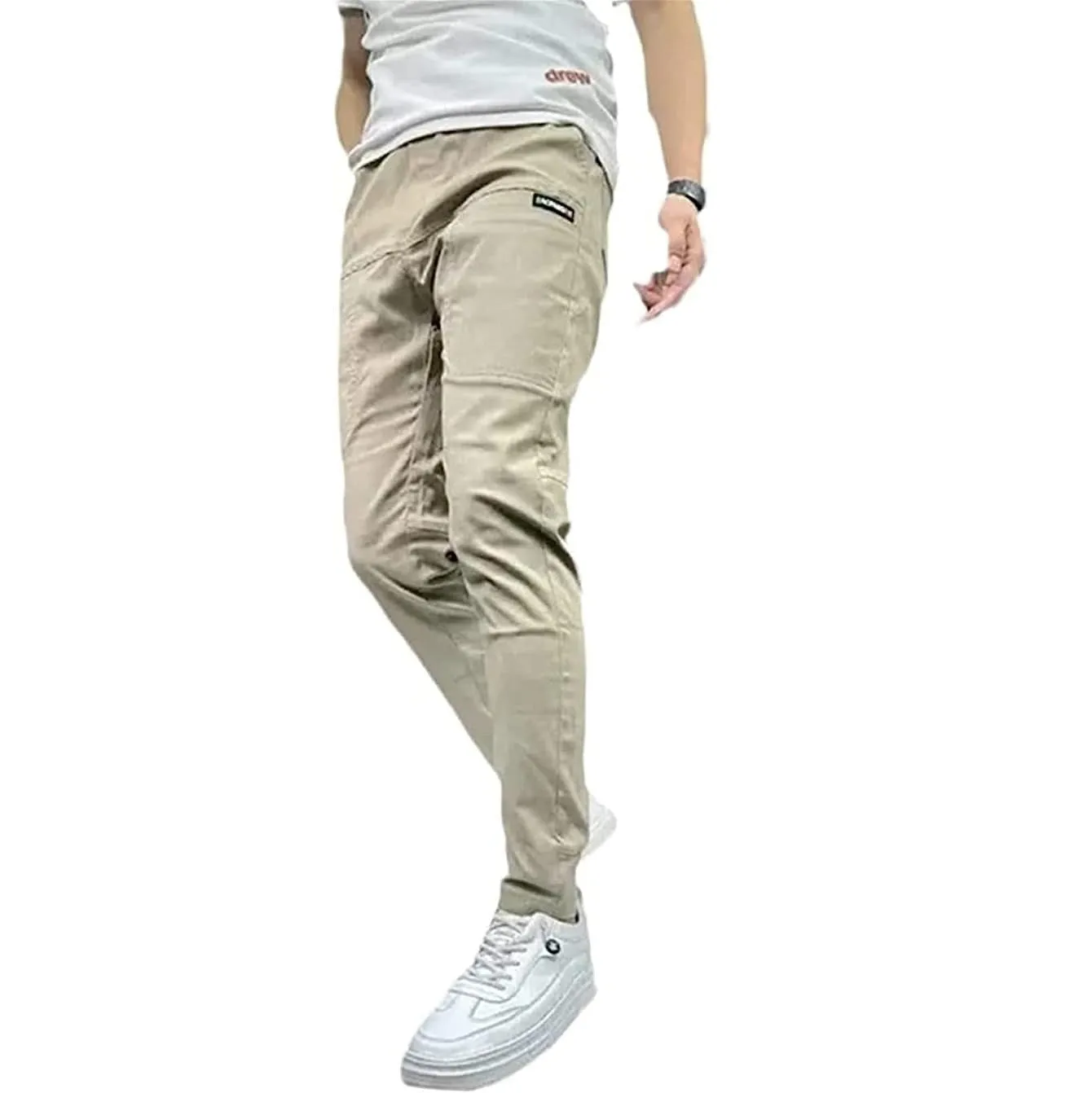 Multi-pocket Stretch Pants