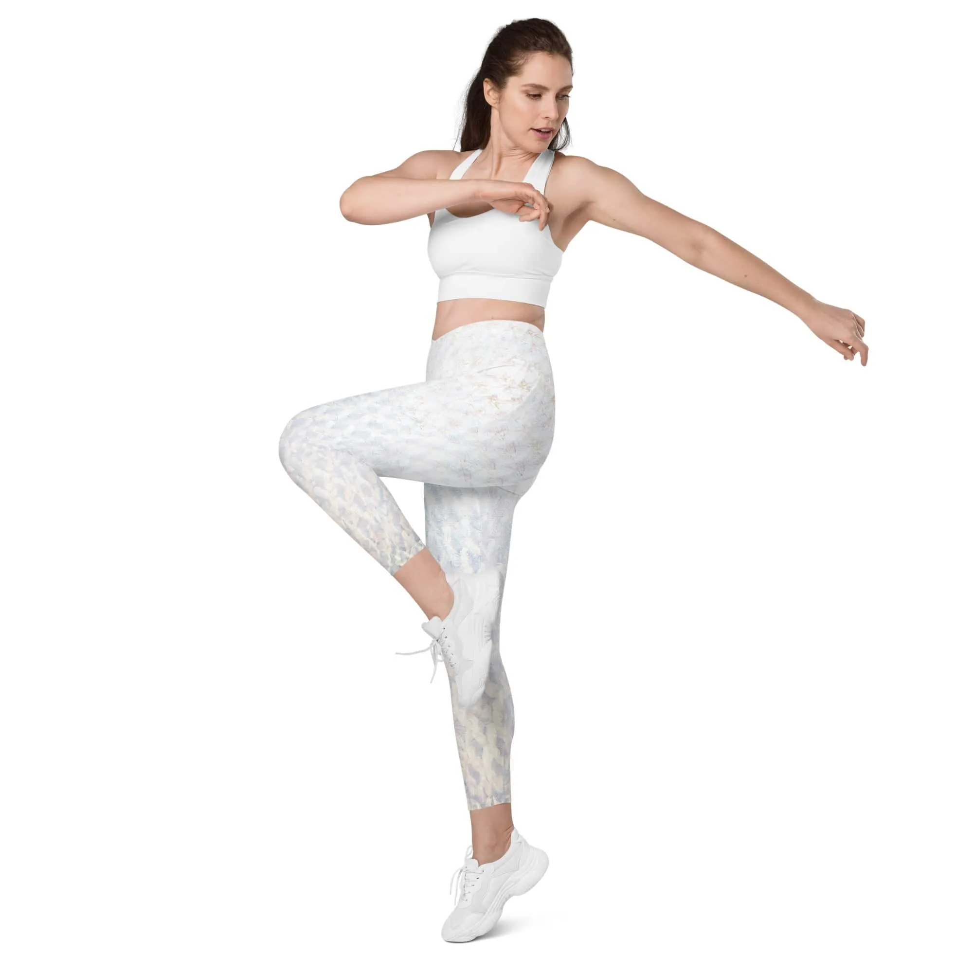 Mutton Moves Yoga & Workout Cross Over Waist Leggings