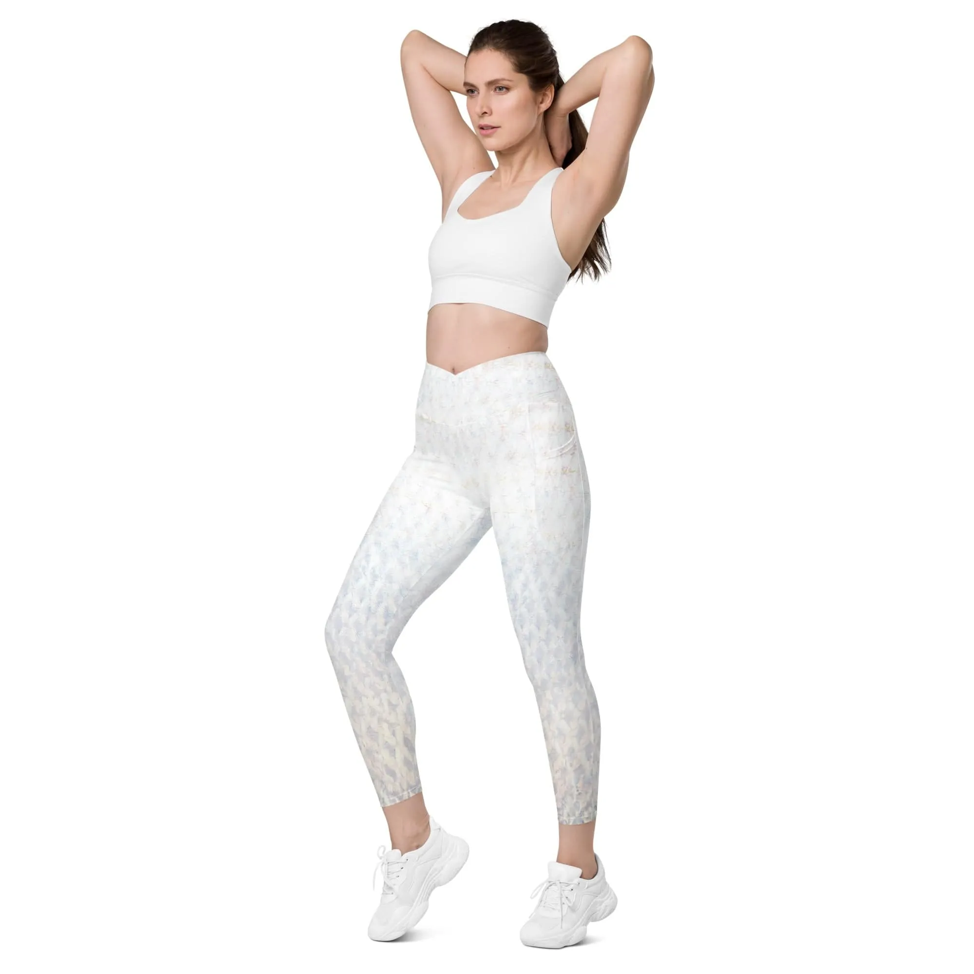 Mutton Moves Yoga & Workout Cross Over Waist Leggings