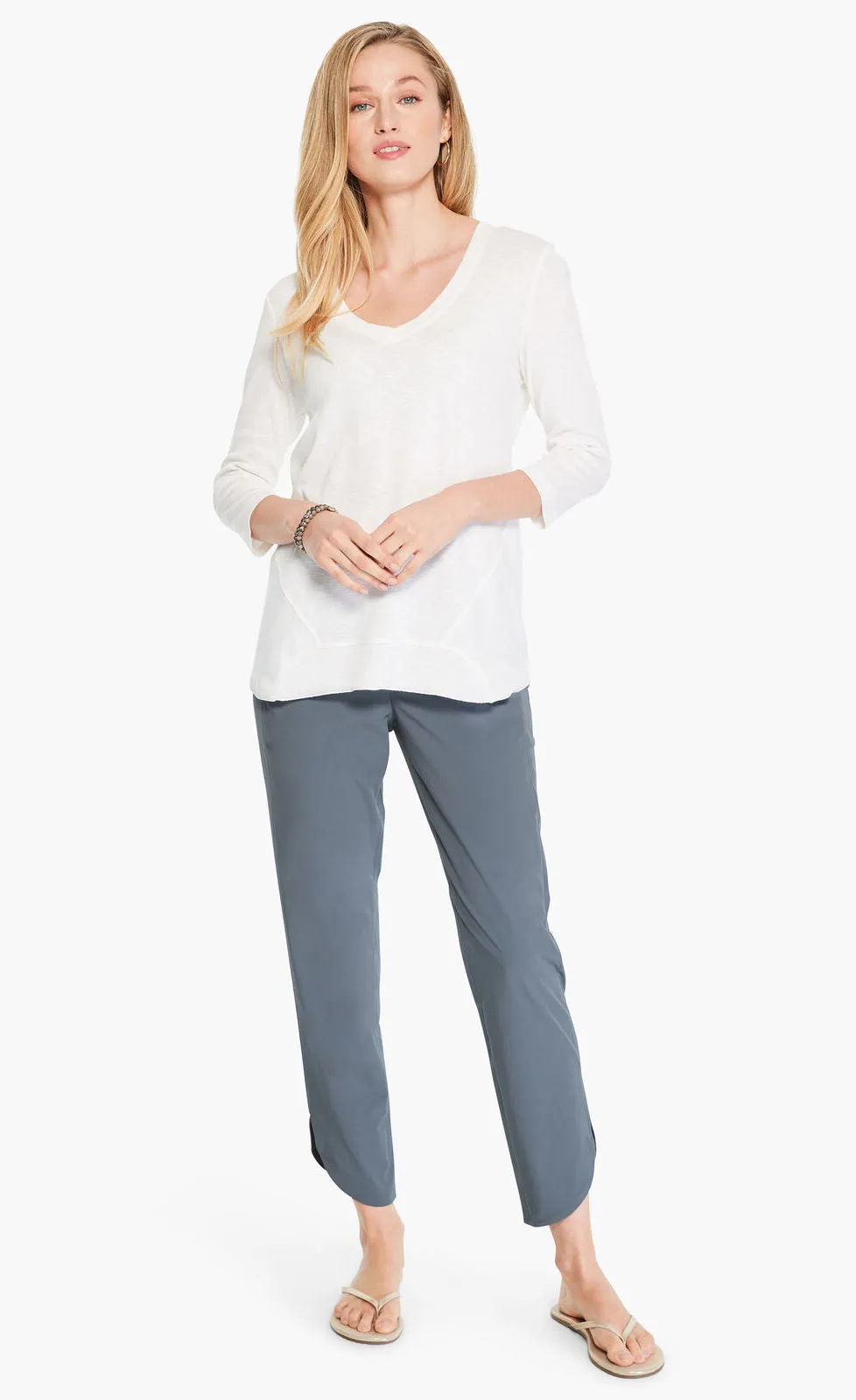 Nic Zoe Shirt Tail Tech Stretch Pant