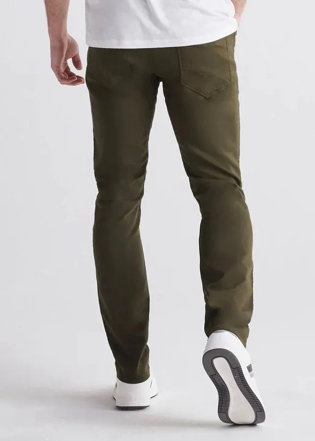 No Sweat Slim Pant in Army Green