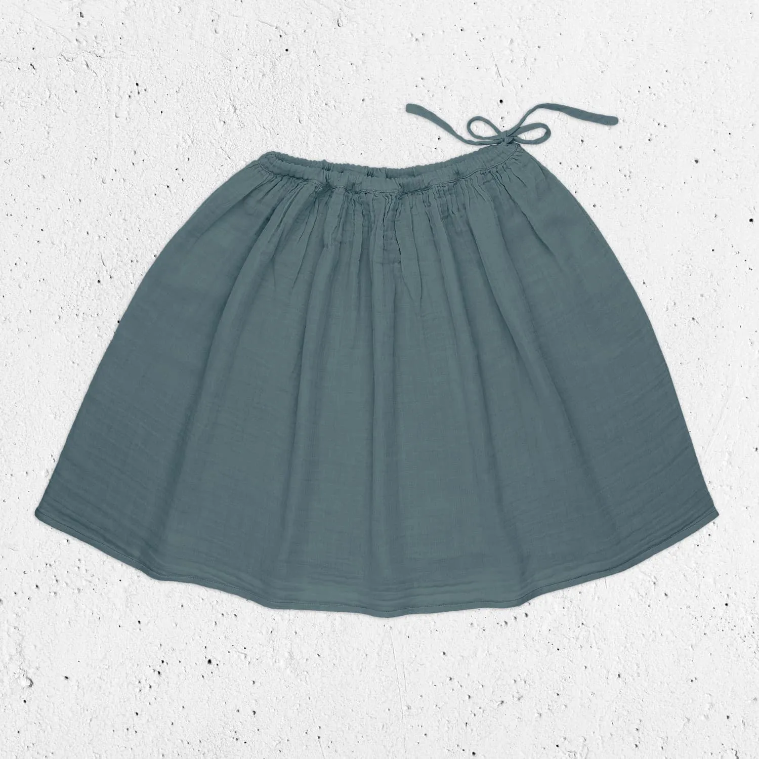 Numero 74 Organic Cotton Ava Midi Skirt Ice Blue