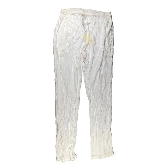 NWT NOE Sheer Pajama Pants Size 3 / M Lycra Blend w/ Pockets Stretch Pull On