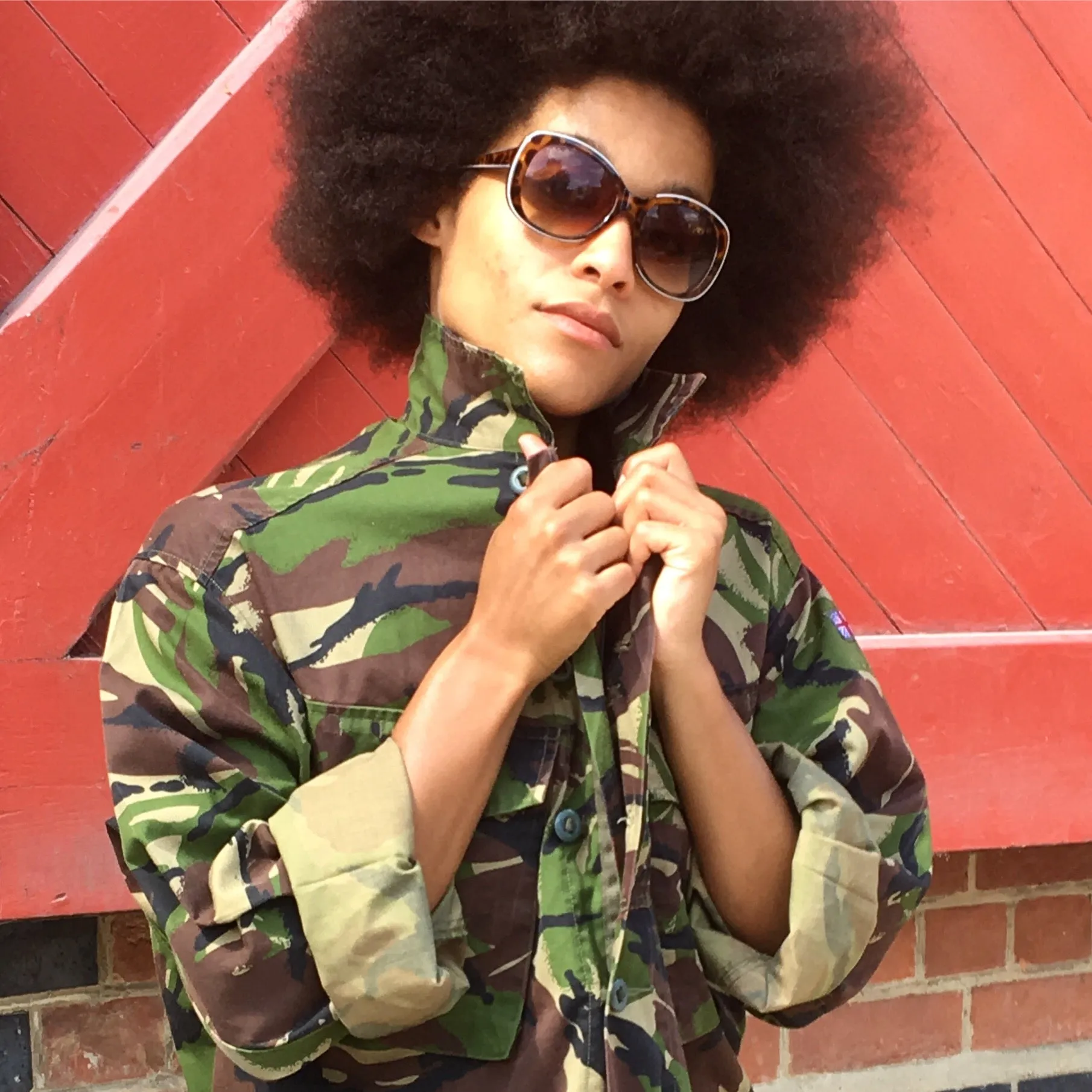 'OM' Green Camo Jacket