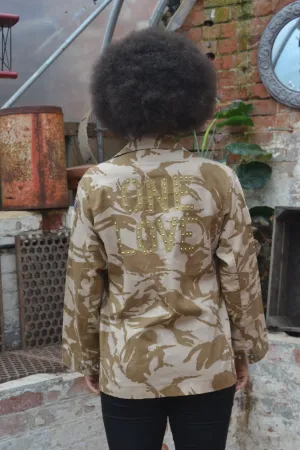 'One Love' Desert Camo Jacket