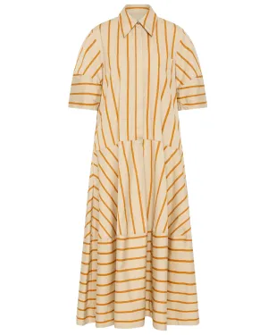 Orange George Lantern Dress