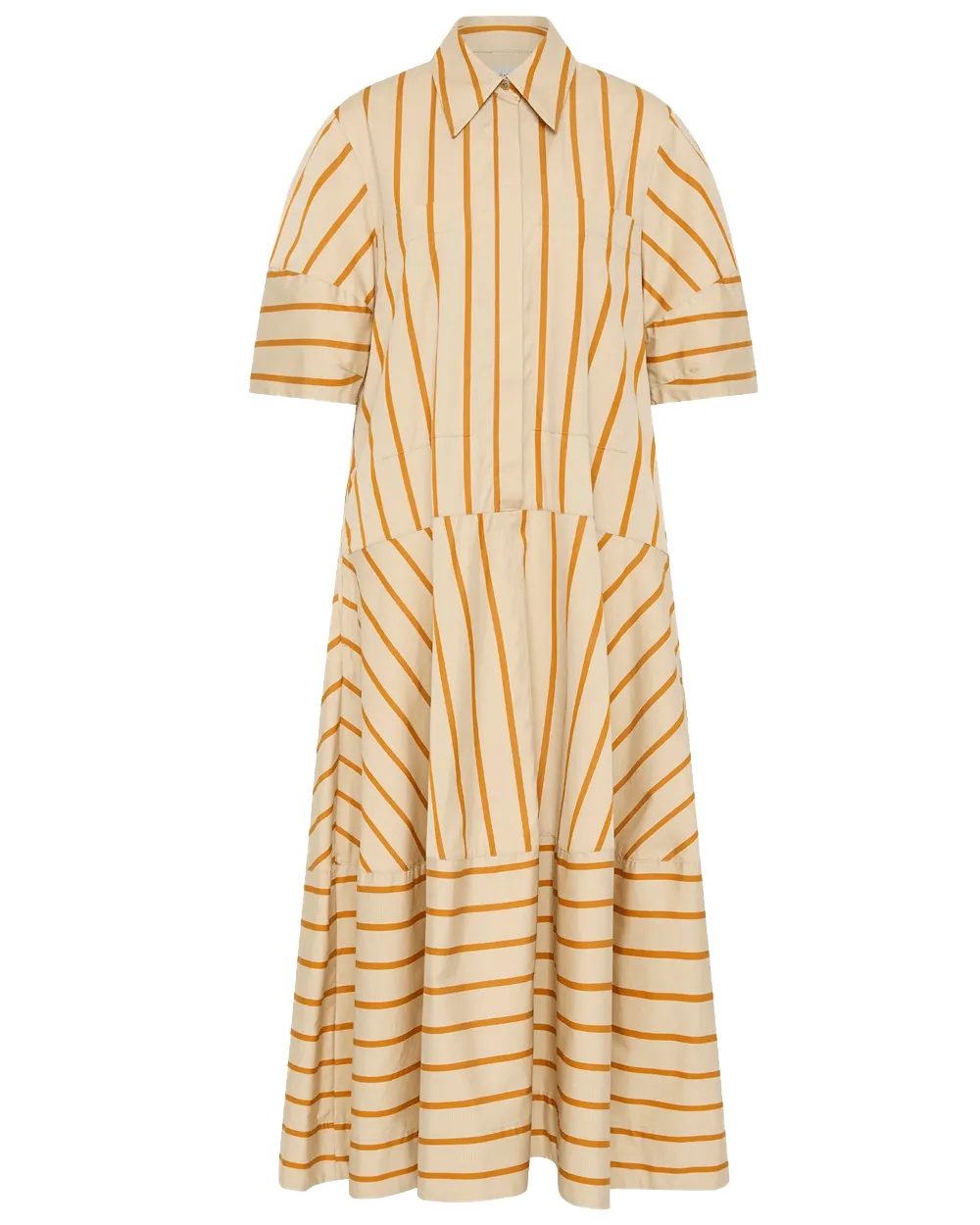 Orange George Lantern Dress