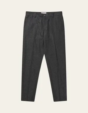 Pantalon COMO REG WOOL SUIT PANTS Charcoal Melange