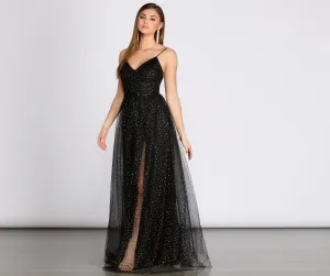 Parker Heat Stylish Stone Tulle Dress