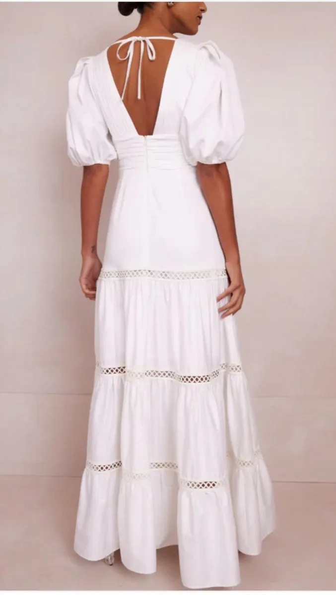 PatBO - Maxi Dress With Plunge Neckline