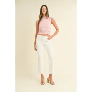 Perfect Stretch White Denim Pants