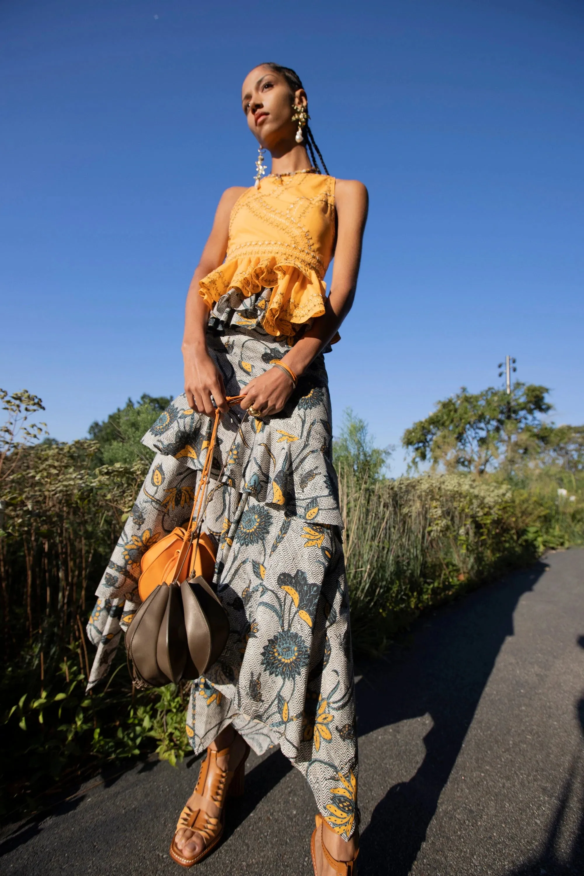 Pilar Top - Papaya