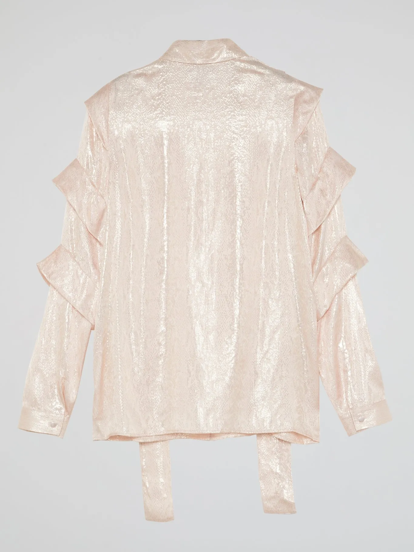 Pink Tiered Sleeve Shirt
