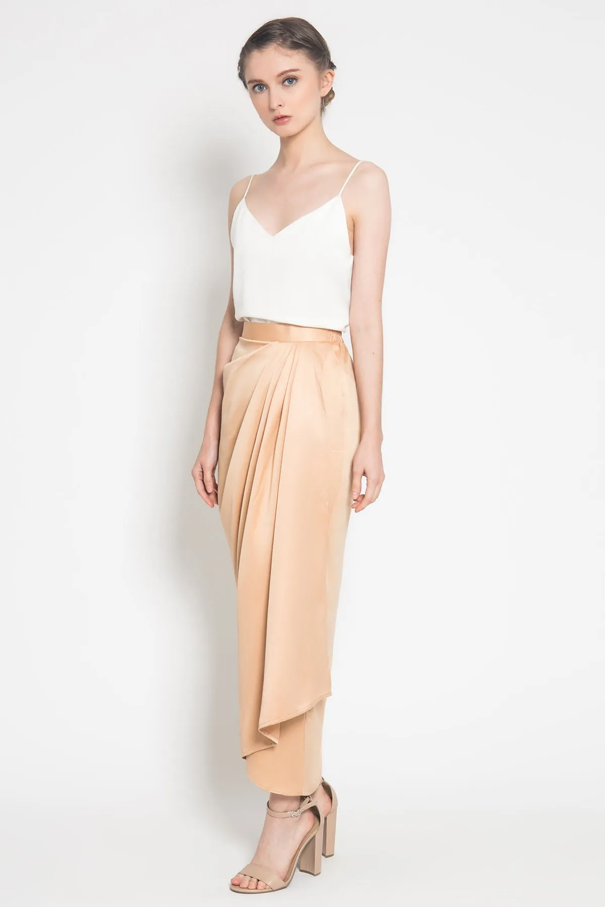 Pixie Skirt in Dark Nude