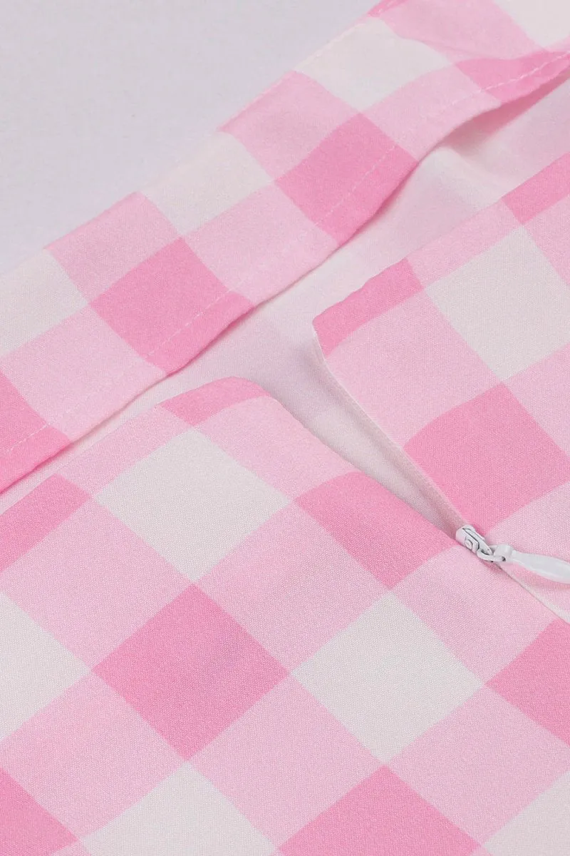 Plaid Pin Up Vintage 1950s Dresses