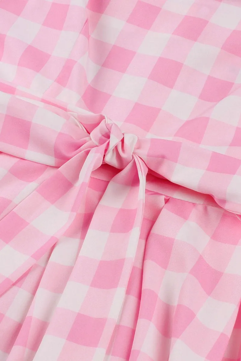 Plaid Pin Up Vintage 1950s Dresses