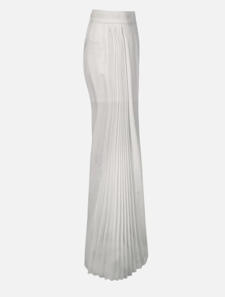 Pleated Dreams Pants - White