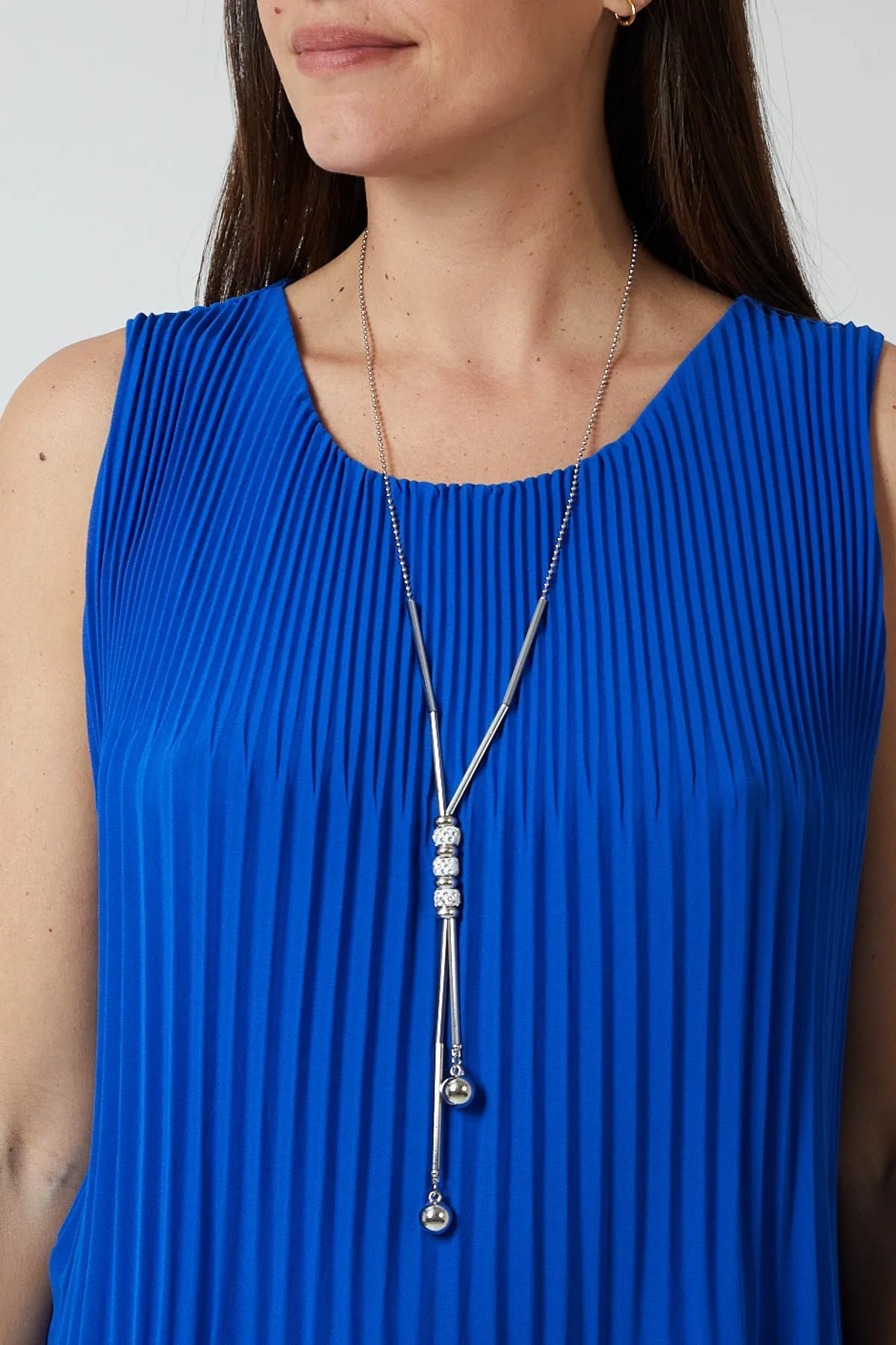 Pleated Necklace Vest