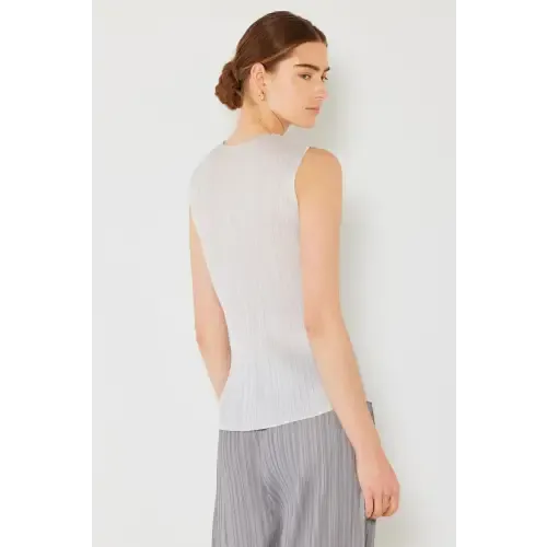 Pleated Sleeveless Tank Top