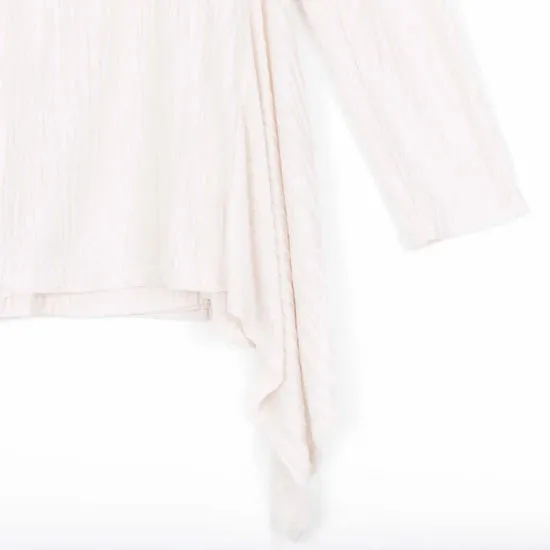 Pleated Soft Bamboo Knit Cardigan and Tank Top