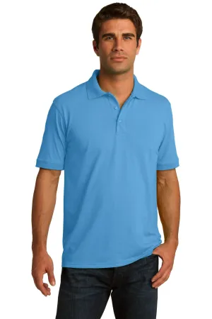 Port & Company Core Blend Jersey Knit Polo. KP55 Aquatic Blue