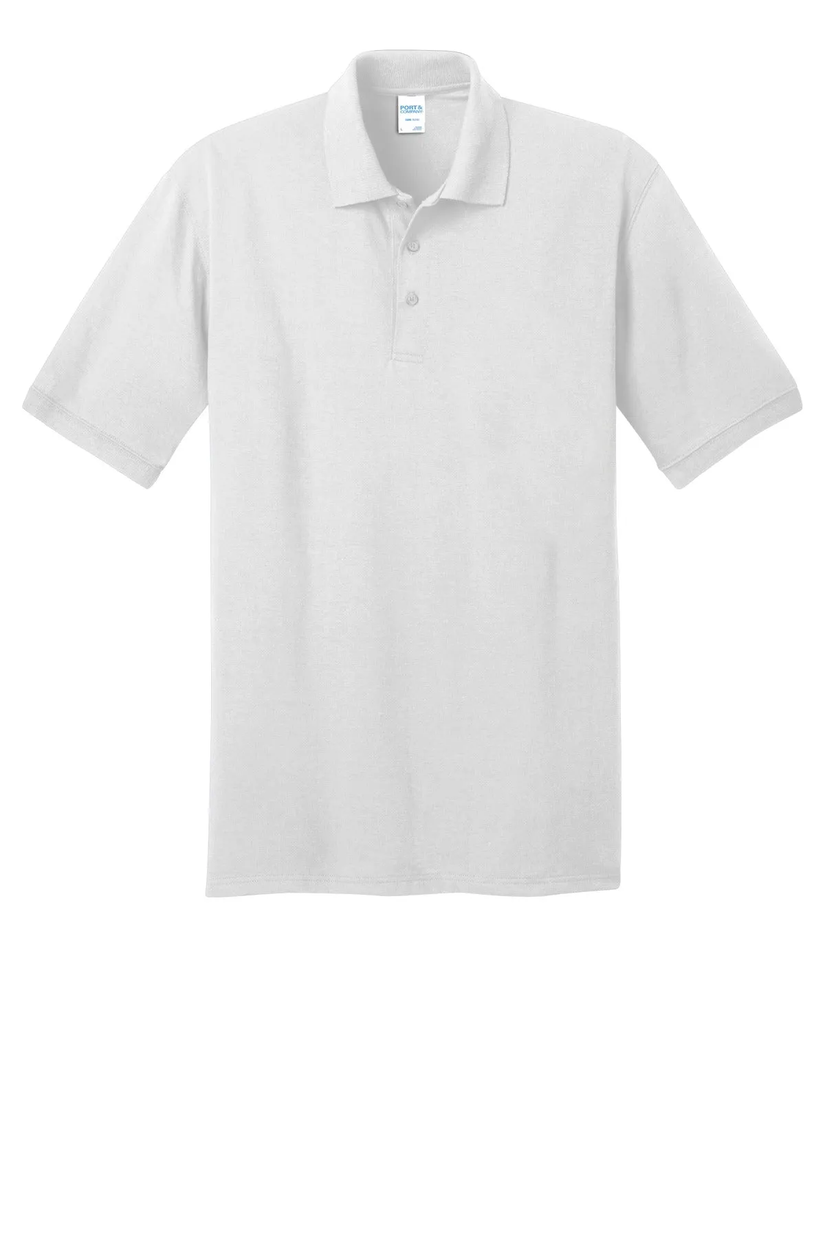 Port & Company Core Blend Jersey Knit Polo. KP55 White