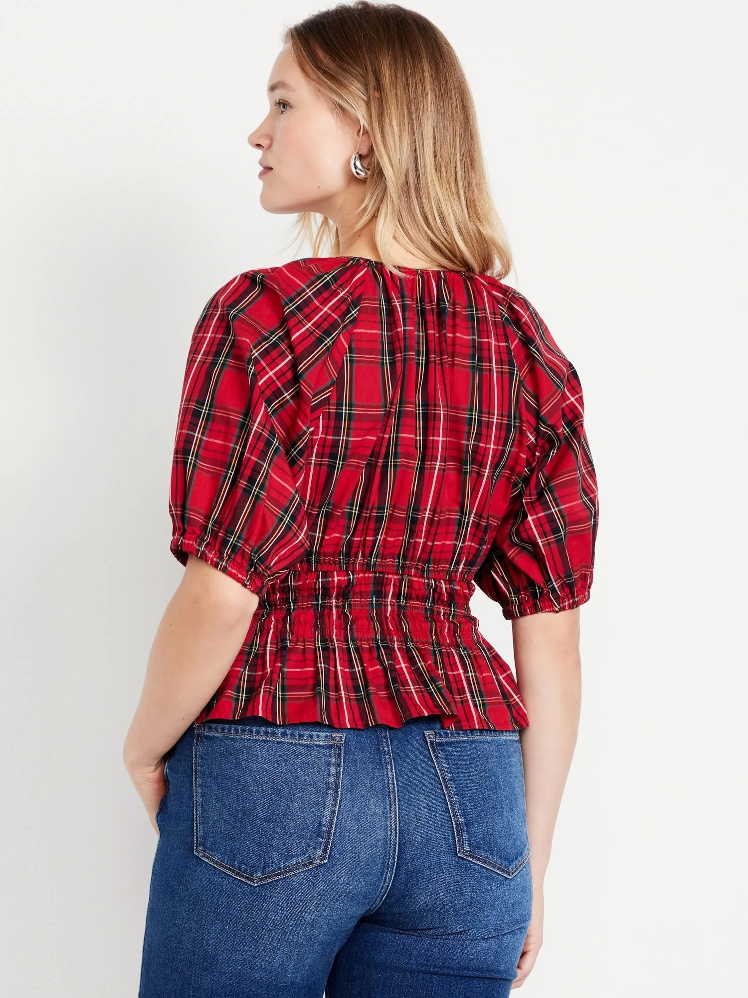 Puff-Sleeve Top