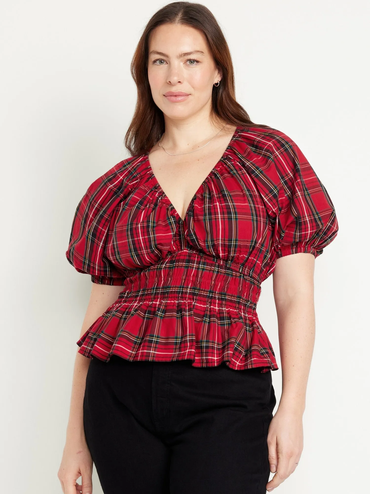 Puff-Sleeve Top