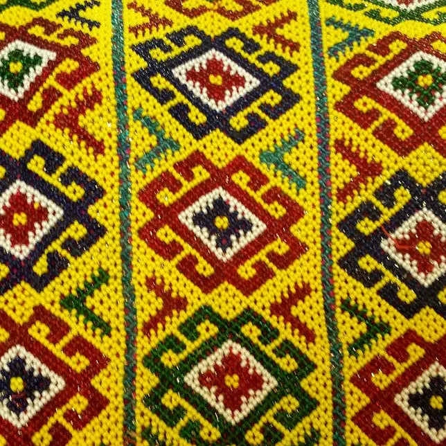 Pushtoon Kuchi Ethnic Dress In Blue Color Yakhan Dozi Embroidery Work