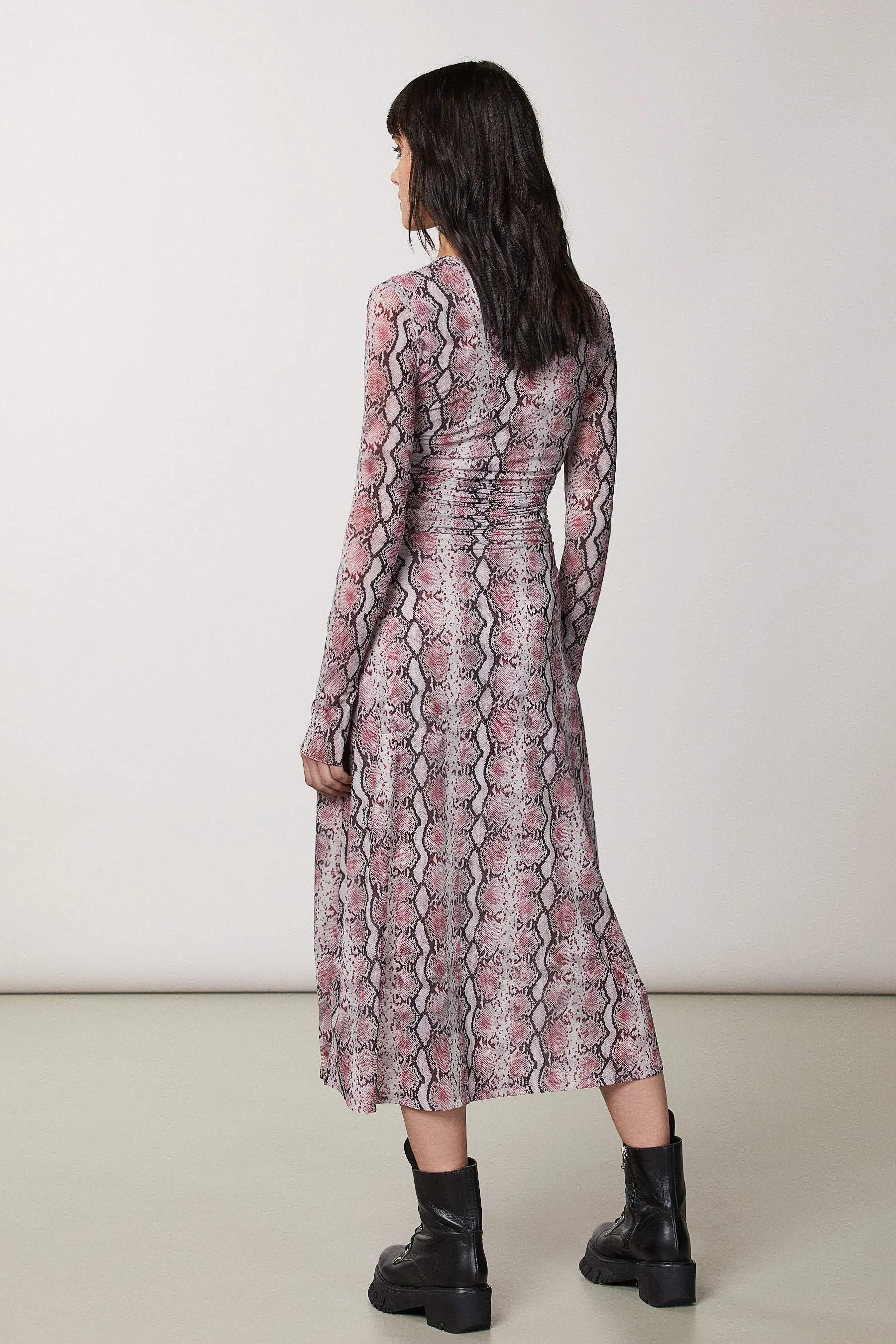 Python-print Long Dress