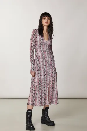 Python-print Long Dress