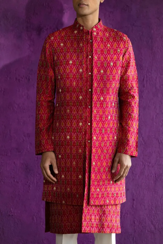 Rani Ikat Nehru Jacket
