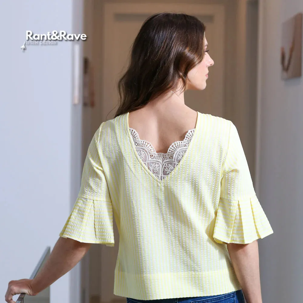 Rant & Rave Romy Yellow Top