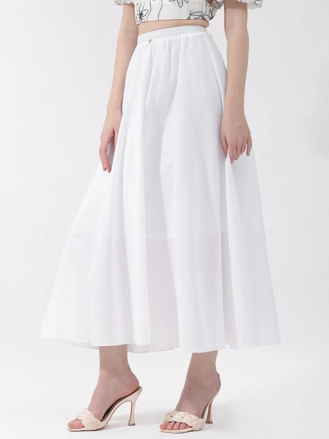 RAREISM Flared Midi Skirts