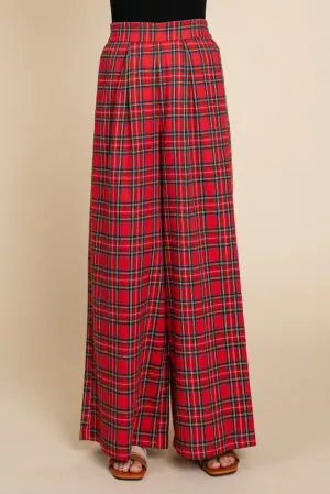 Red Plaid Pants