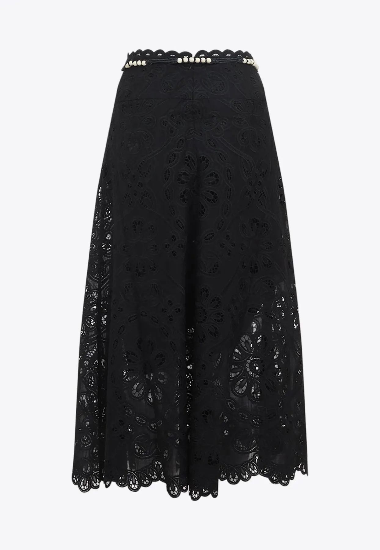 Rhiannon Embroidered Midi Skirt