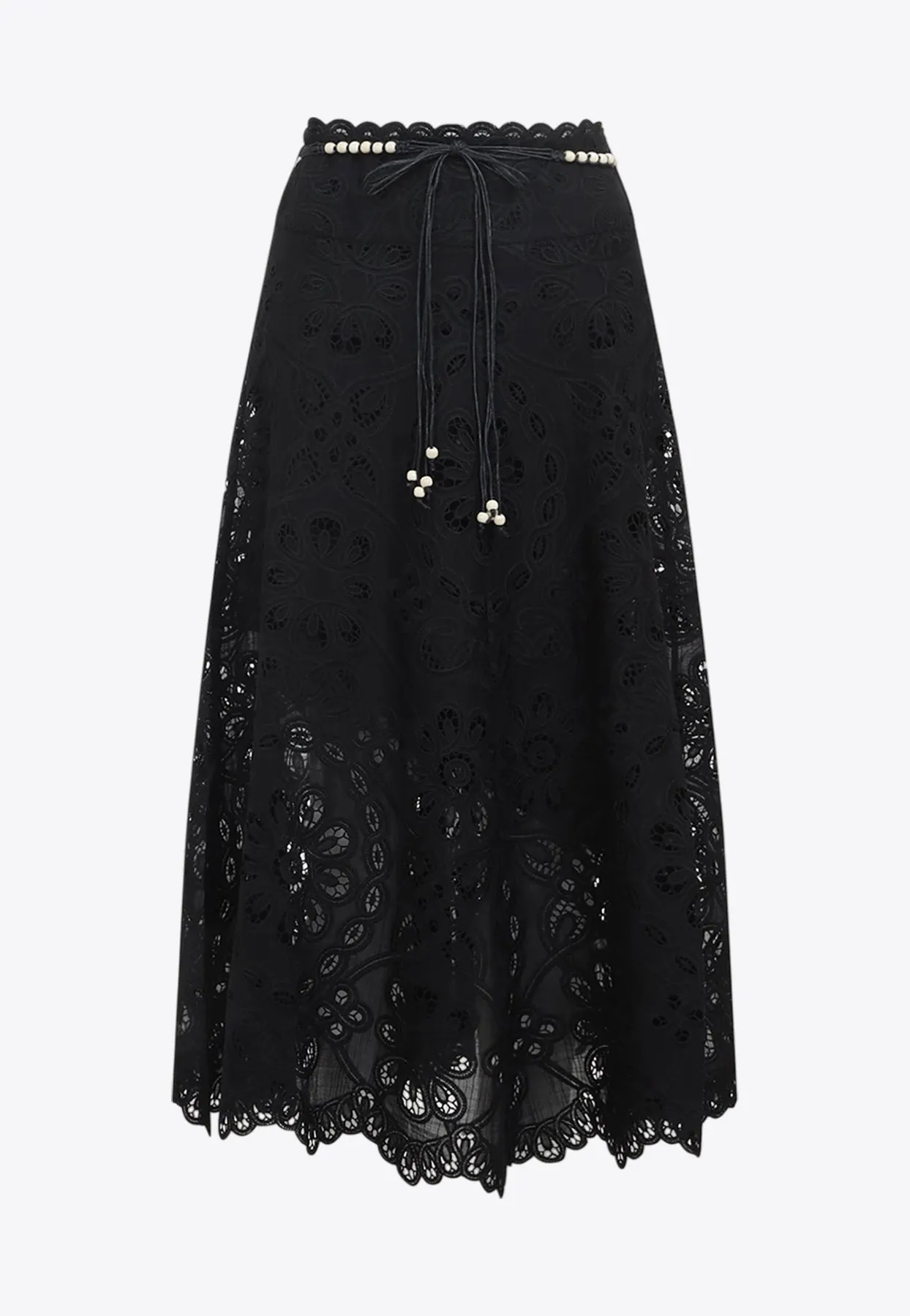 Rhiannon Embroidered Midi Skirt