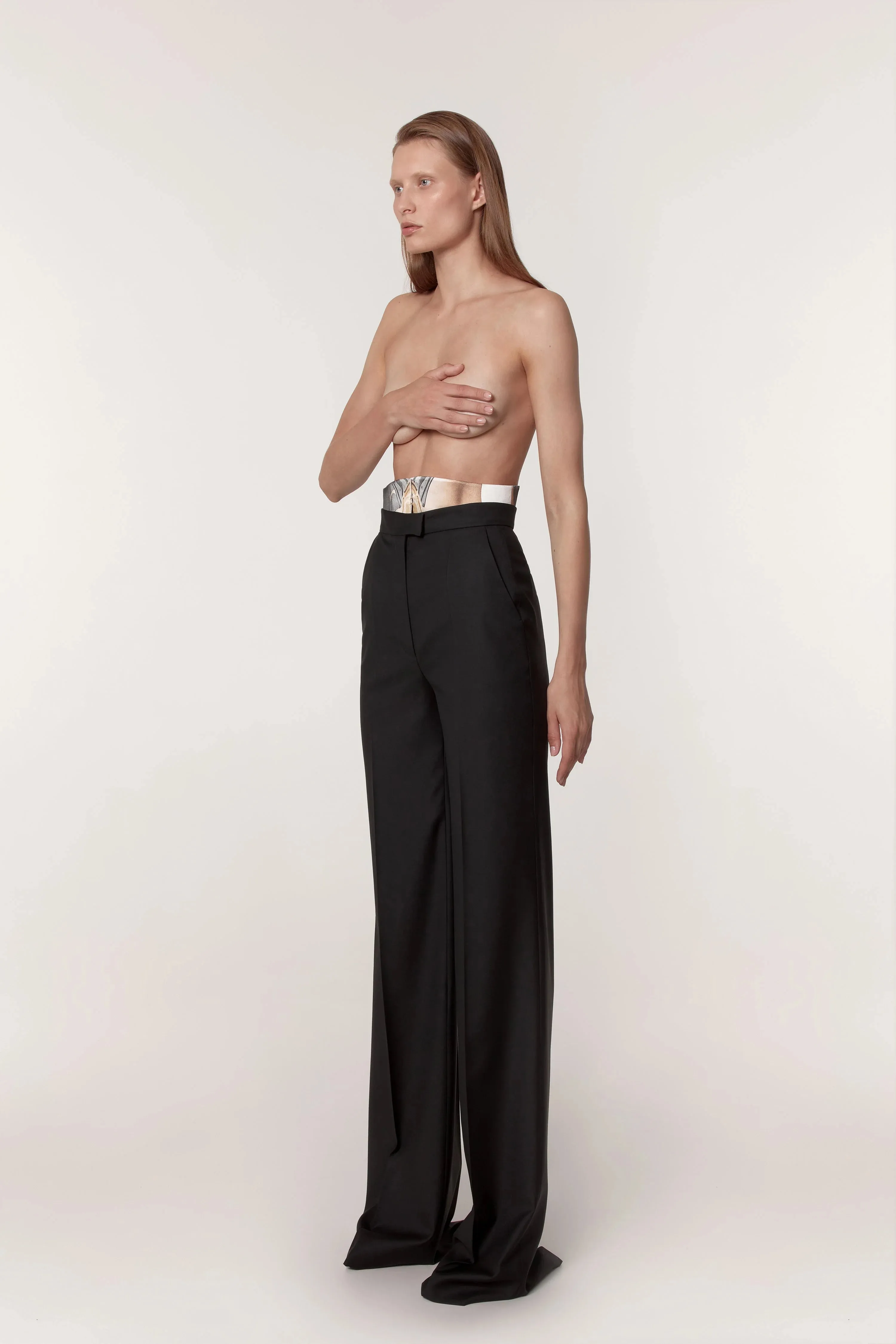 “Robot” black-tie pants