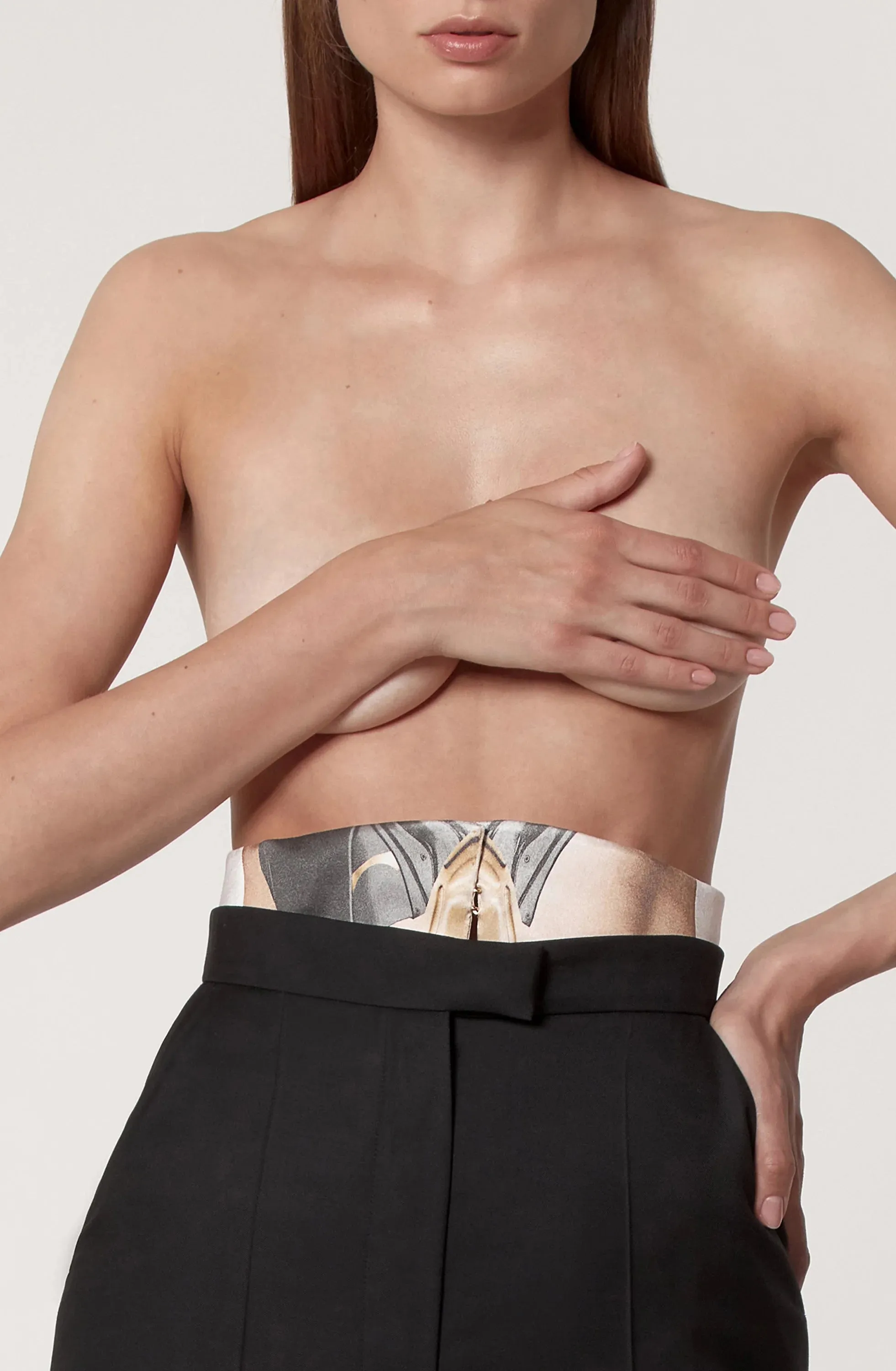 “Robot” black-tie pants