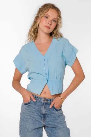 Roden Cool Blue Top