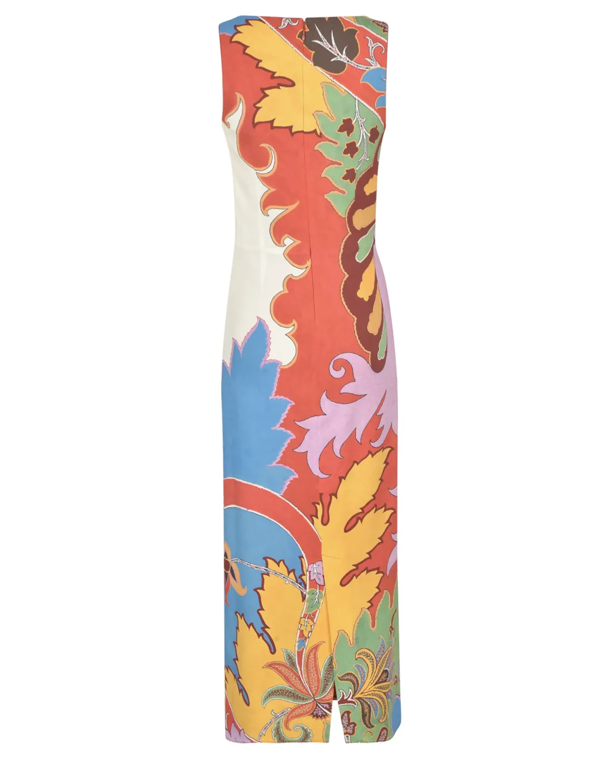 Rosso Print Midi Tank Dress