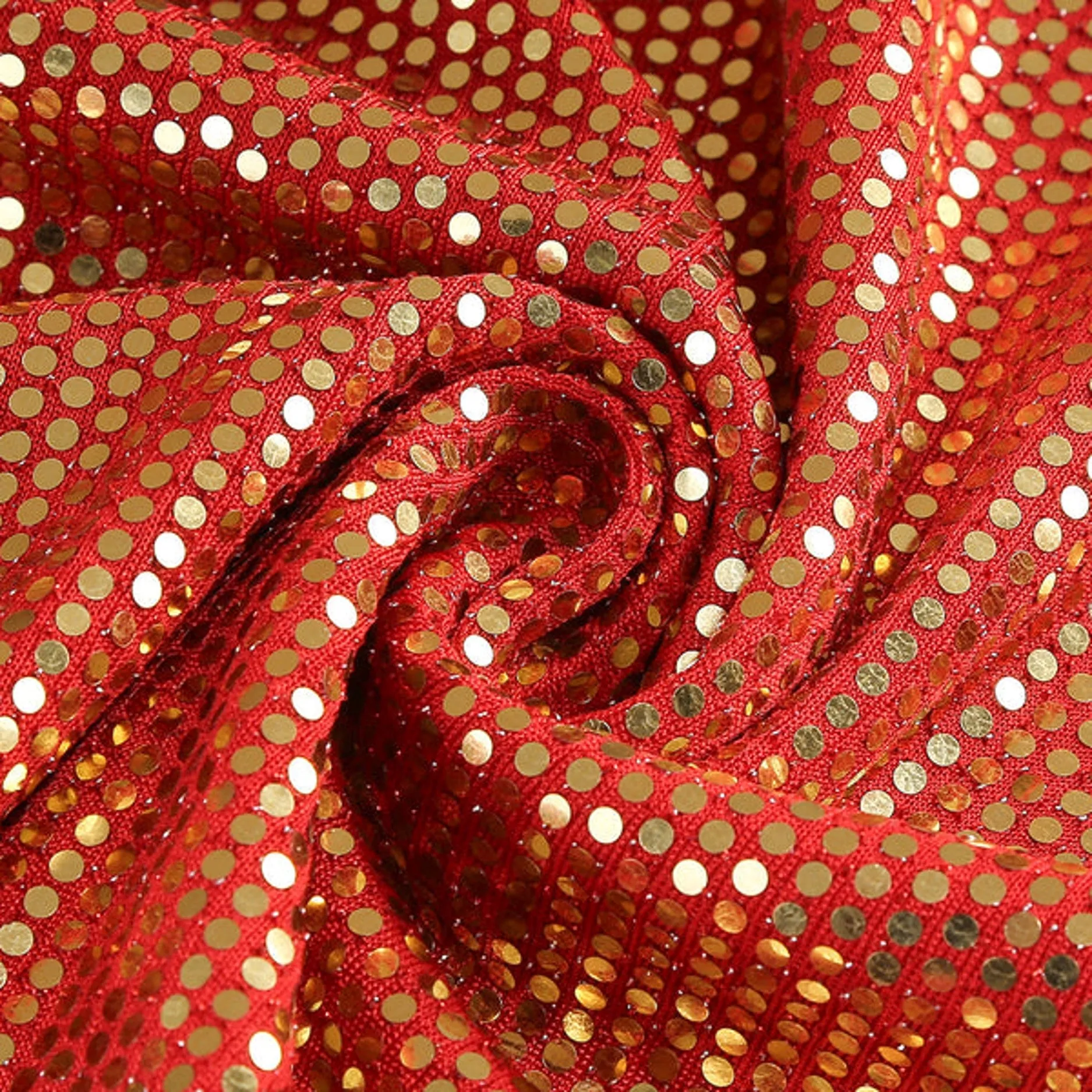 Ruched Sequins Dress