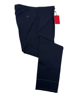 Sartorial Single Pleated Dress Pants - Navy