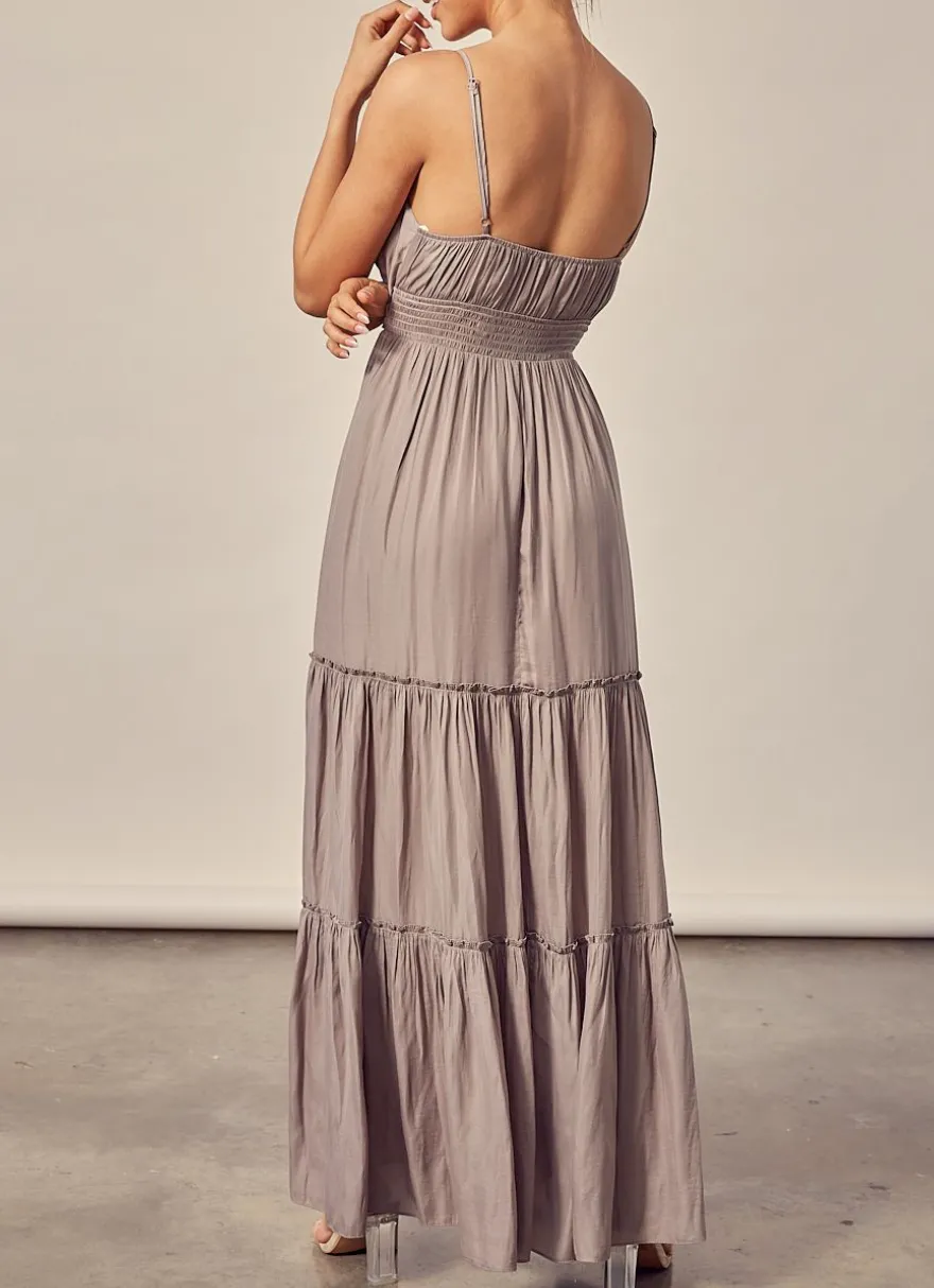 Satin Maxi Dress