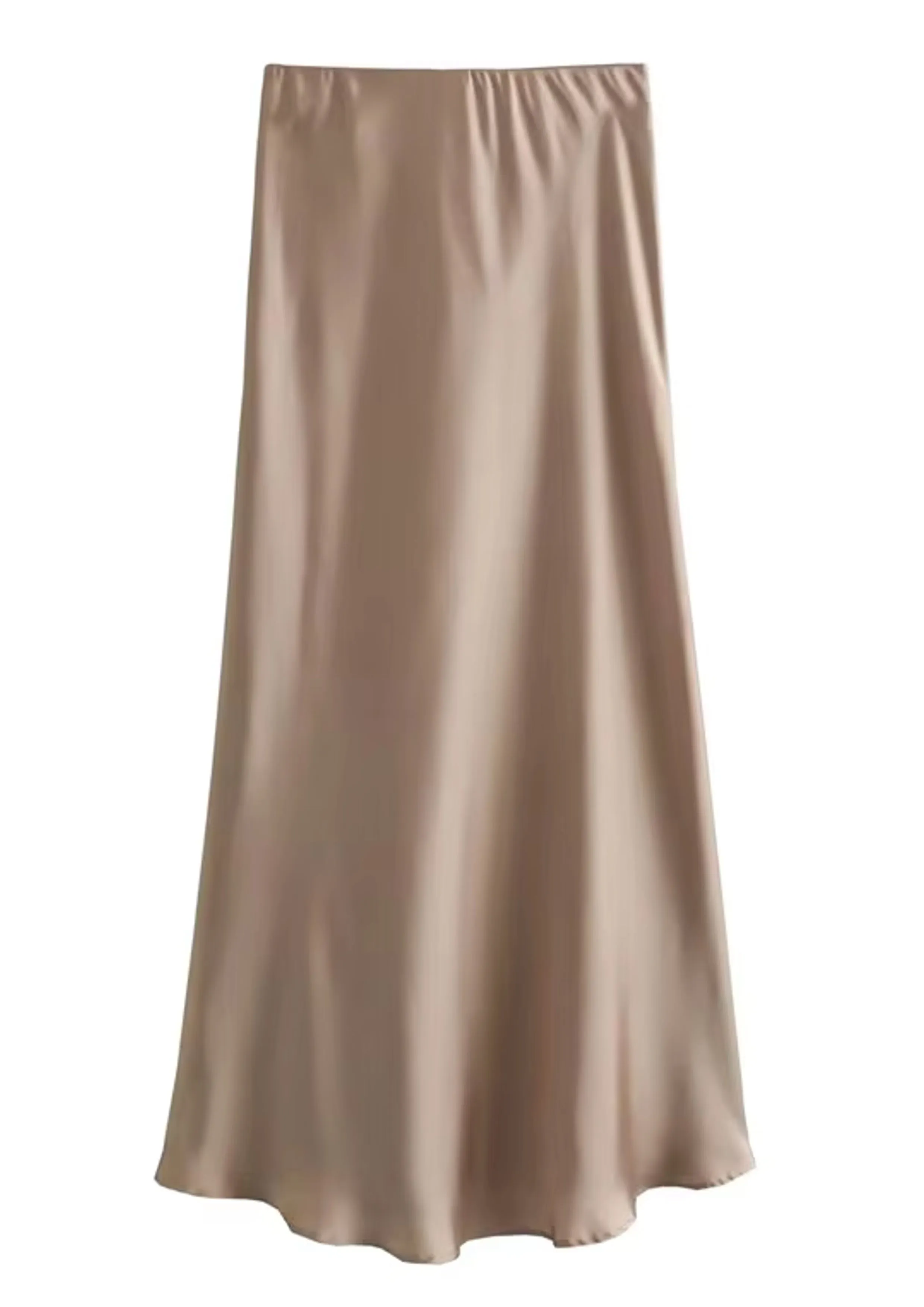Satin Skirt Women High Waist Long Skirts For Women
