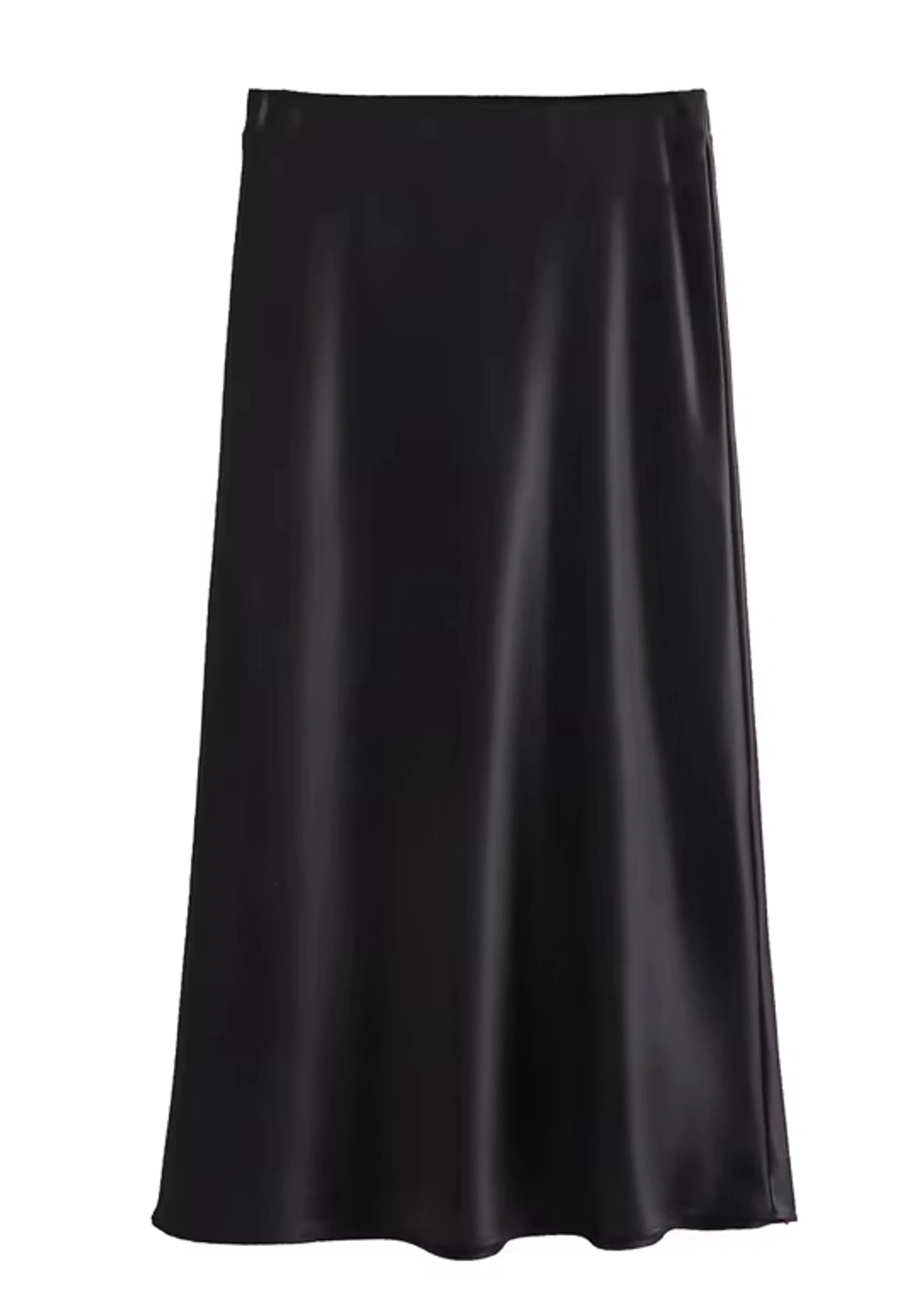 Satin Skirt Women High Waist Long Skirts For Women